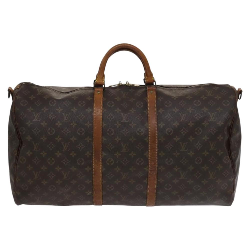 LOUIS VUITTON Monogram Keepall Bandouliere 60 Boston Bag M41412 LV Auth 115806 - Picture 13 of 16